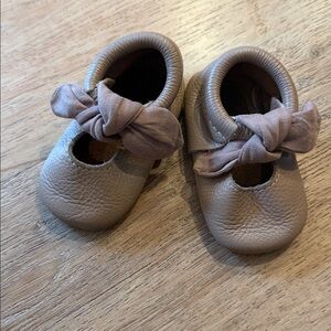 Freshly Picked Tan Baby Moccasins